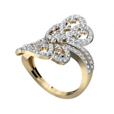Designer Diamond Cocktail Ring
